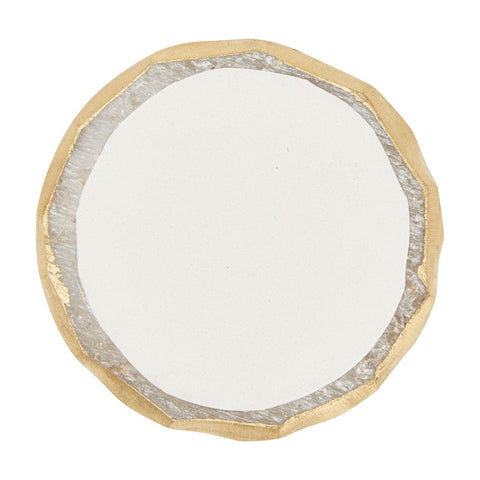 Juvale festive table decor with selenite coasters enhancing holiday tables