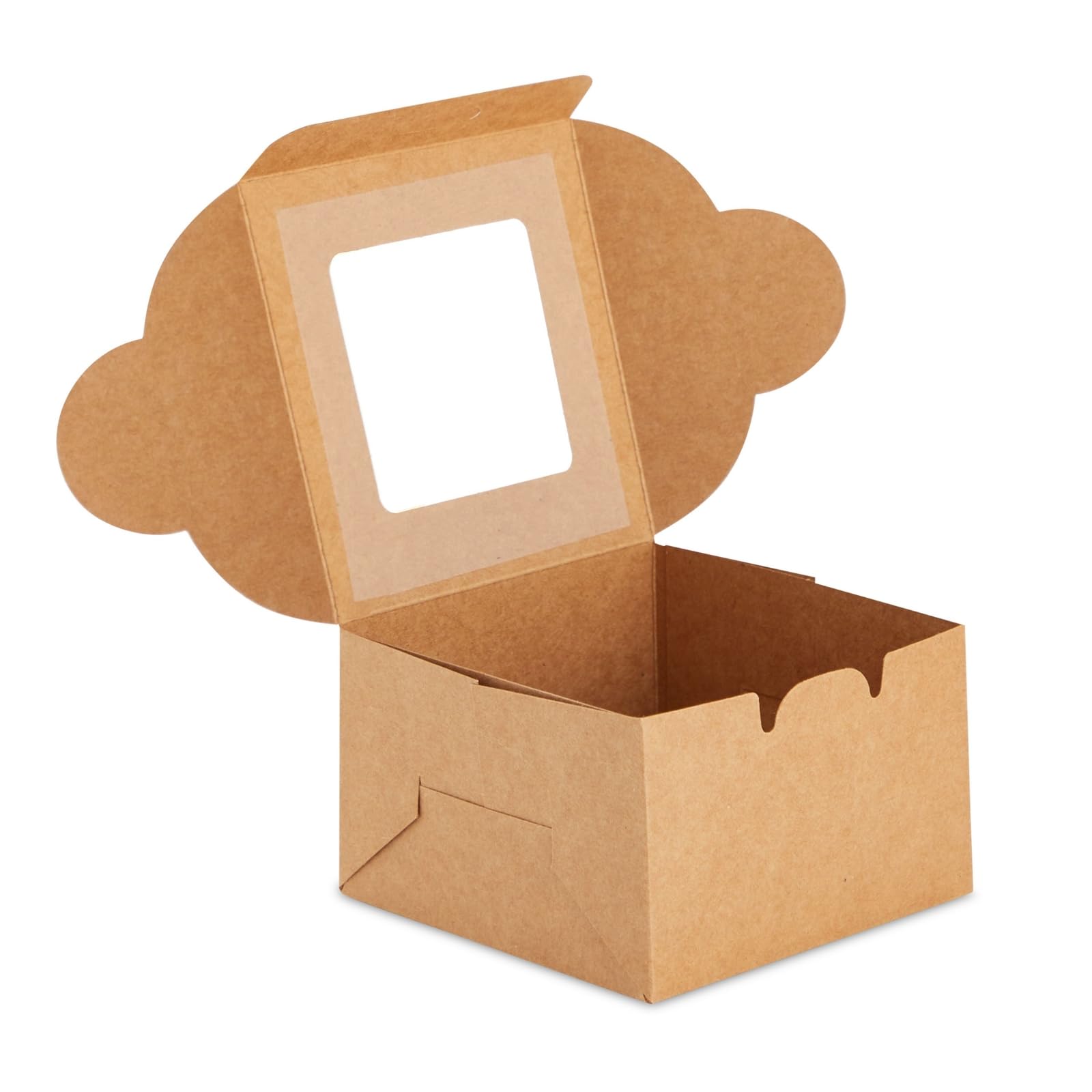 Juvale disposable cupcake boxes with window simplify festive packaging and cleanup.
