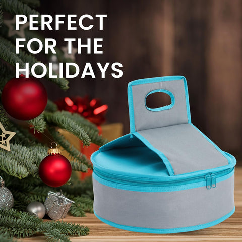 Juvale reinforced bottom on casserole carrier adds stability for transport