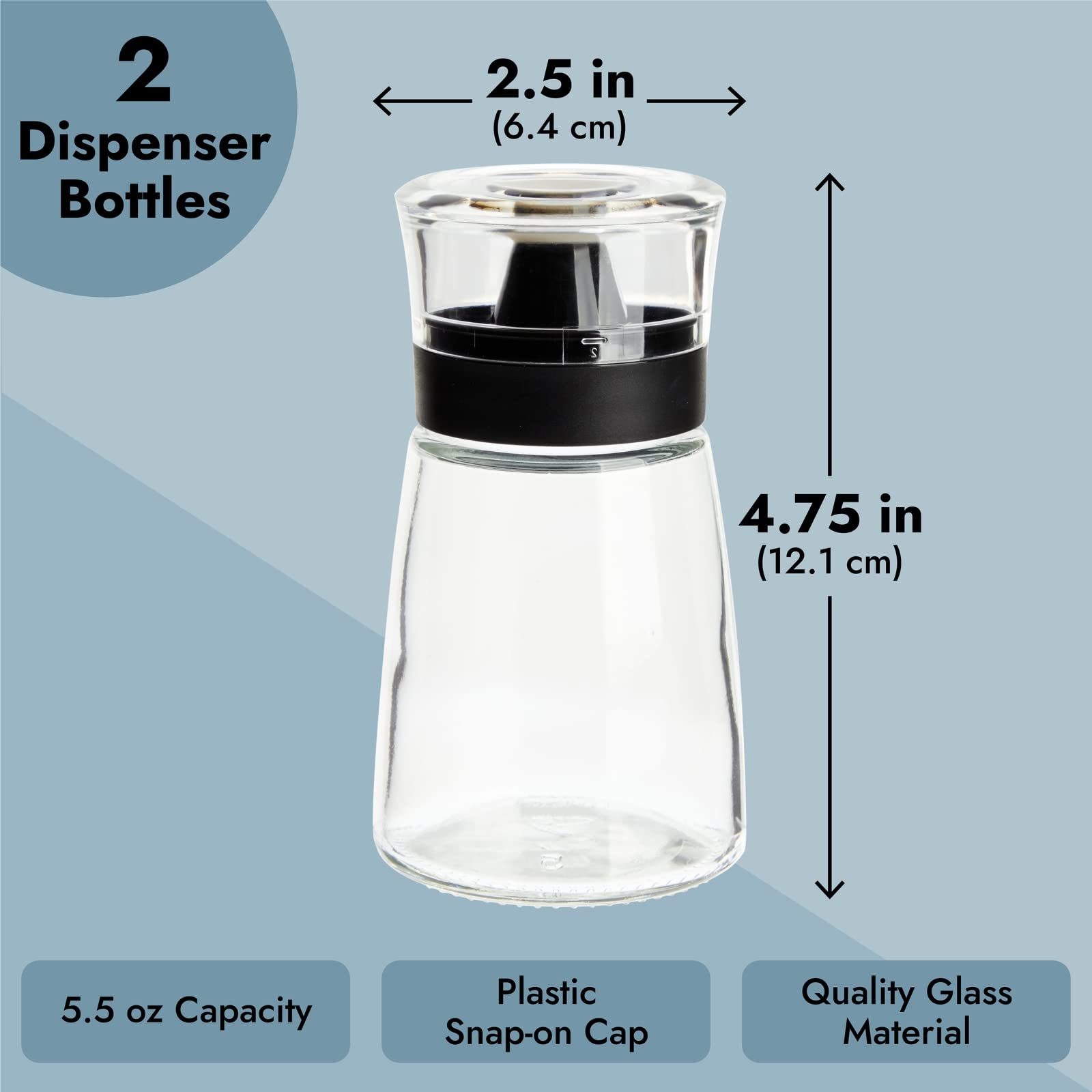 Juvale kitchen counter display suited for dressing and sauces.