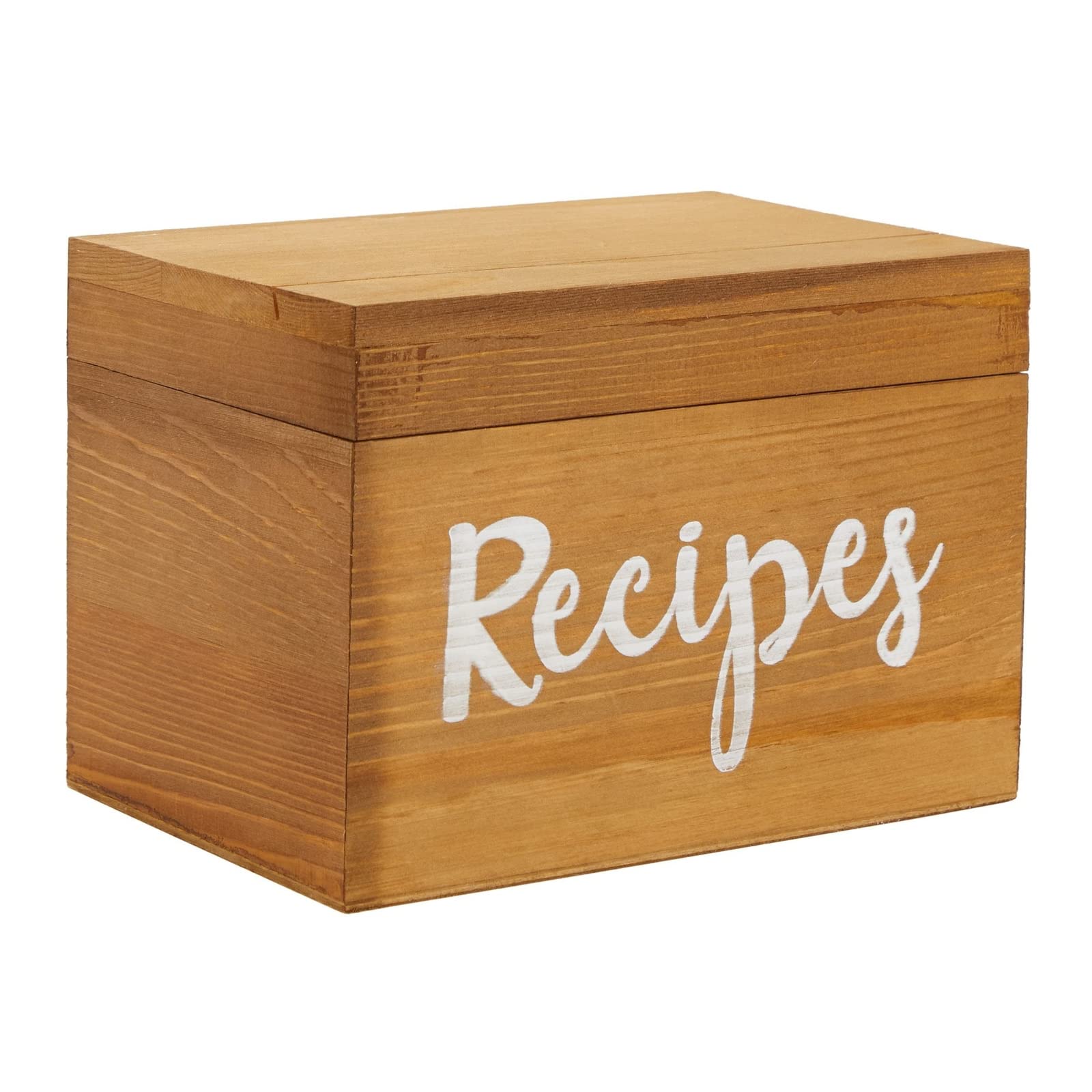 Notch for quick card retrieval makes recipe browsing effortless.