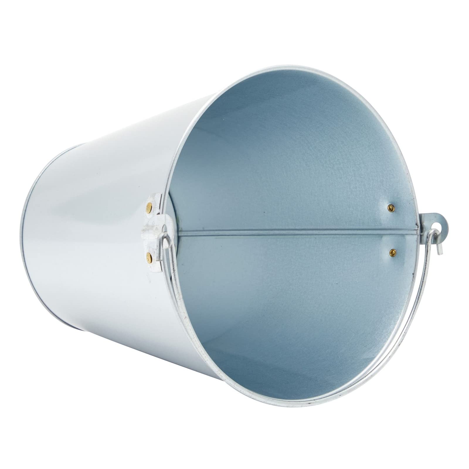 Juvale galvanized bucket serves as a centerpiece or beer caddy.