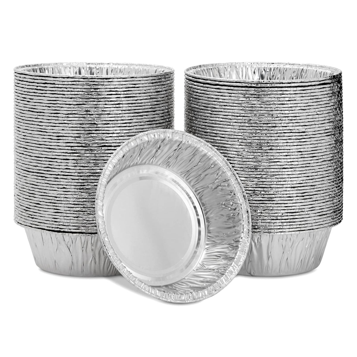 Juvale mini pie pans 5-inch silver for single-serving pies and quiches, ideal for gatherings