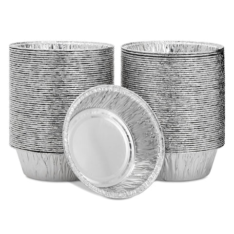 Juvale mini pie pans 5-inch silver for single-serving pies and quiches, ideal for gatherings