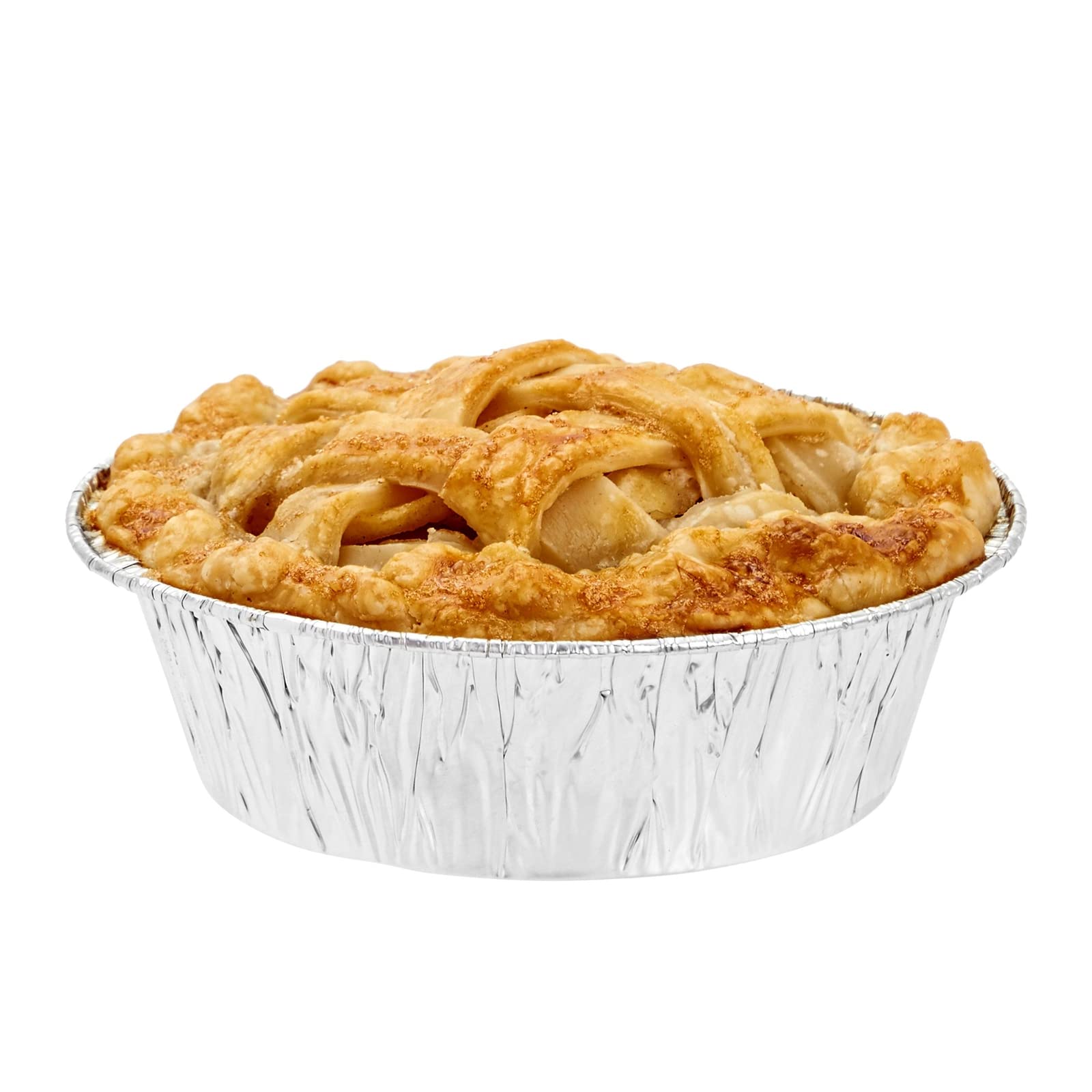 Juvale mini pie tins with full curl rims for secure transport and handling