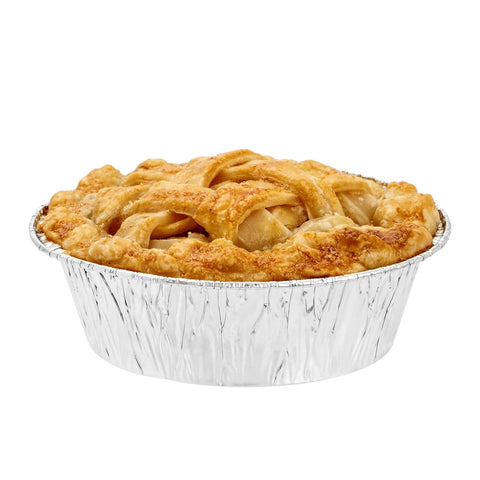 Juvale mini pie tins with full curl rims for secure transport and handling