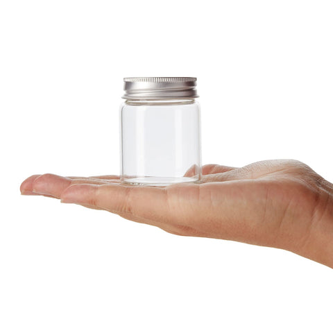 Juvale portable mini glass jars ideal for sauces on the go