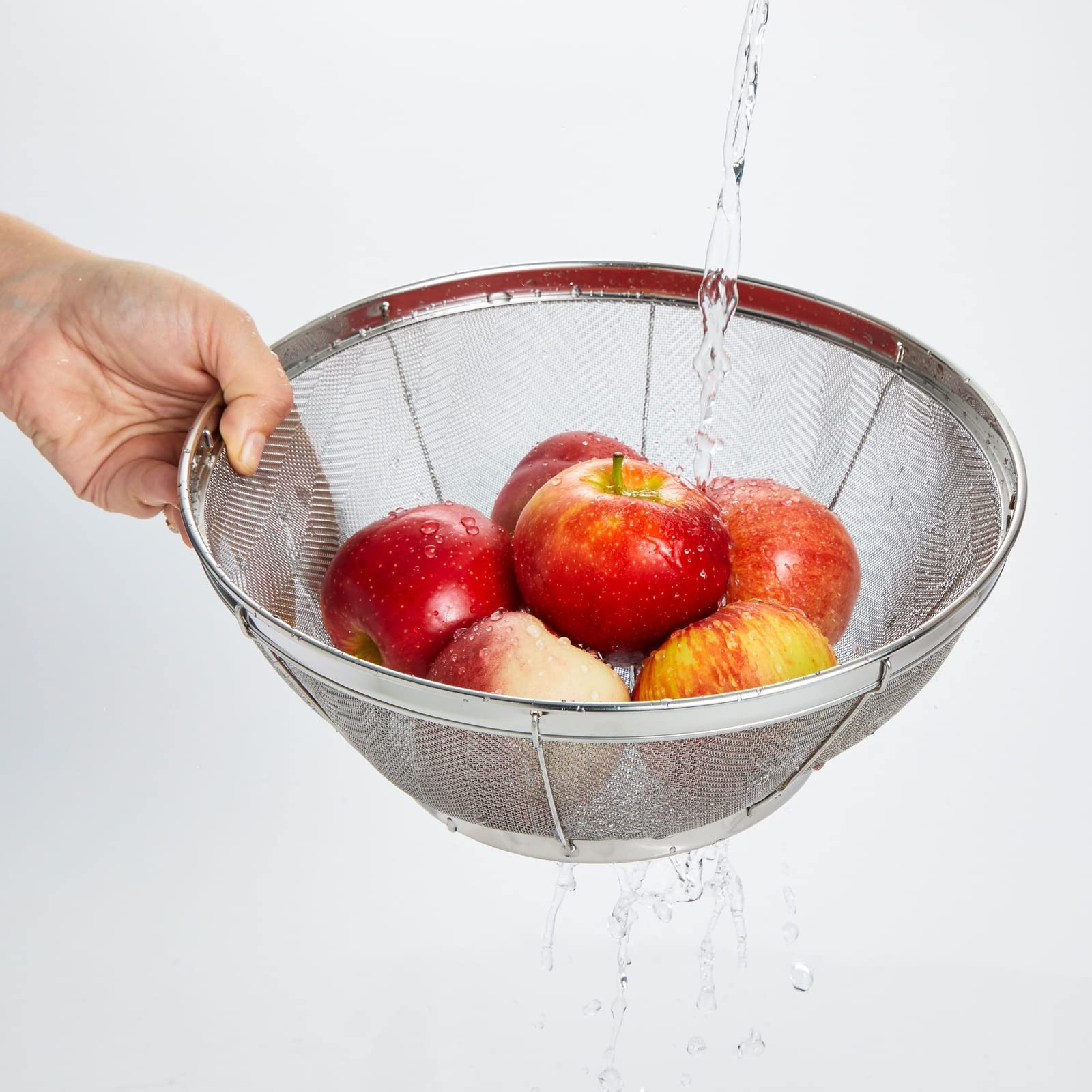 Juvale rust-resistant mesh colander ready for everyday use