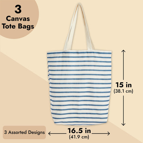 Juvale tree-print tote brings nature-inspired flair.