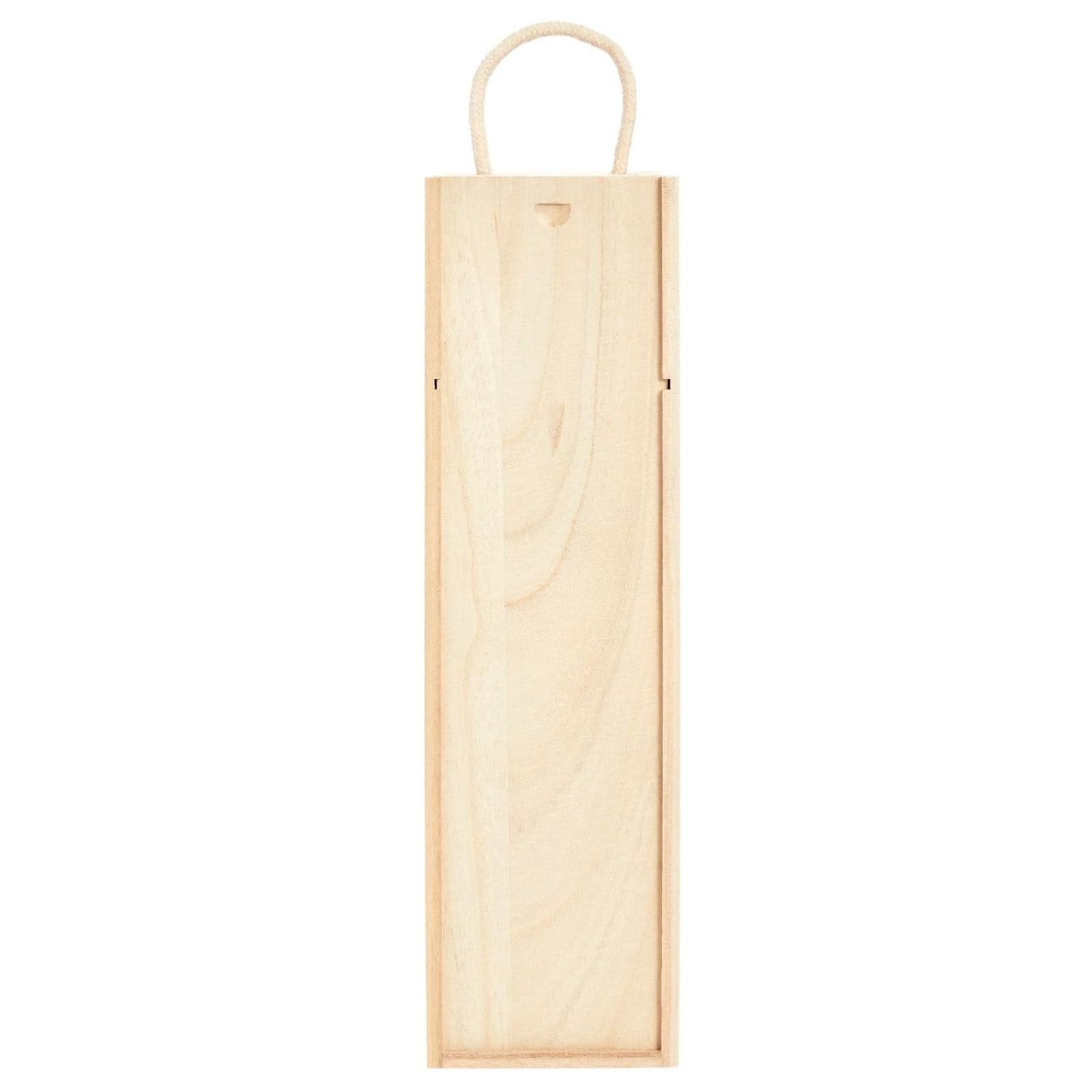 Juvale sliding lid wine box combines elegance with practicality.