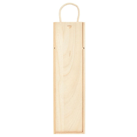 Juvale sliding lid wine box combines elegance with practicality.