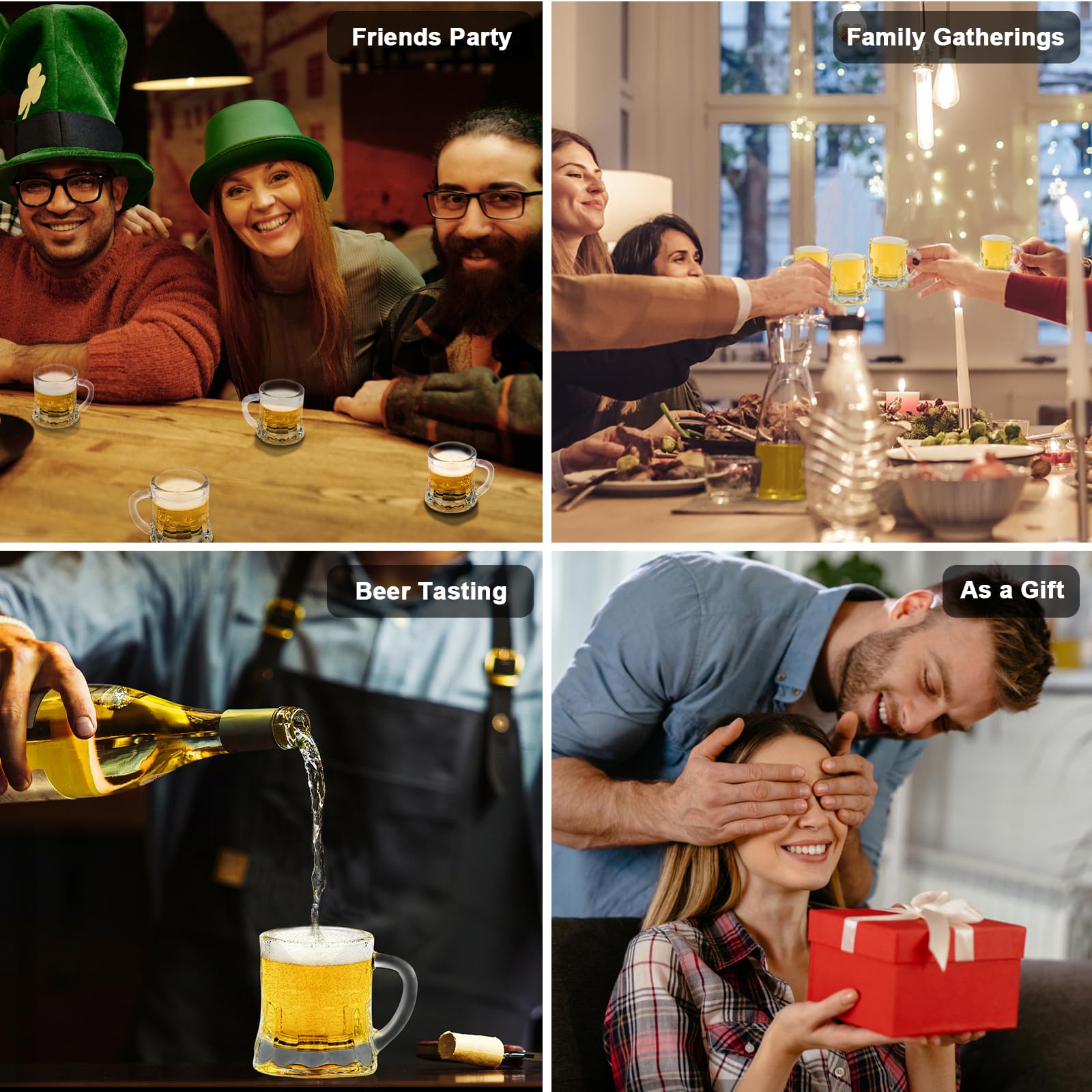 JUXINGDAZYF versatile use at home, hotel, restaurant for shots and mini drinks.