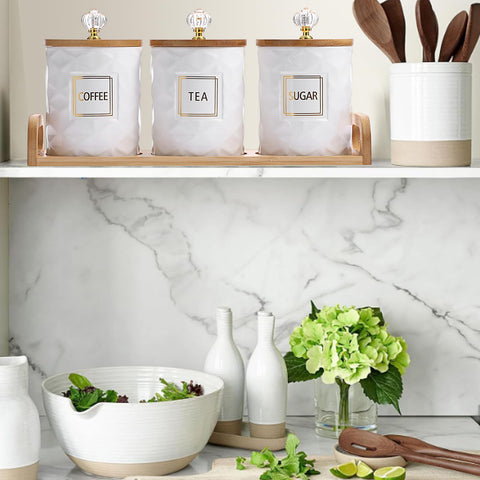 JUXYES party-ready canisters enhance table settings and decor
