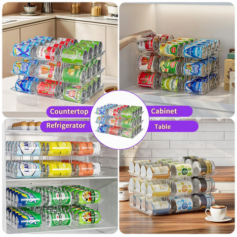 JUYUANHOM pantry fridge kitchen storage helps maximize space without clutter