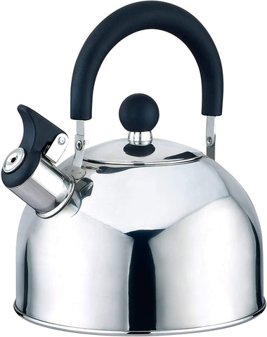 J&V TEXTILES kettle top view durable stainless steel for everyday use.