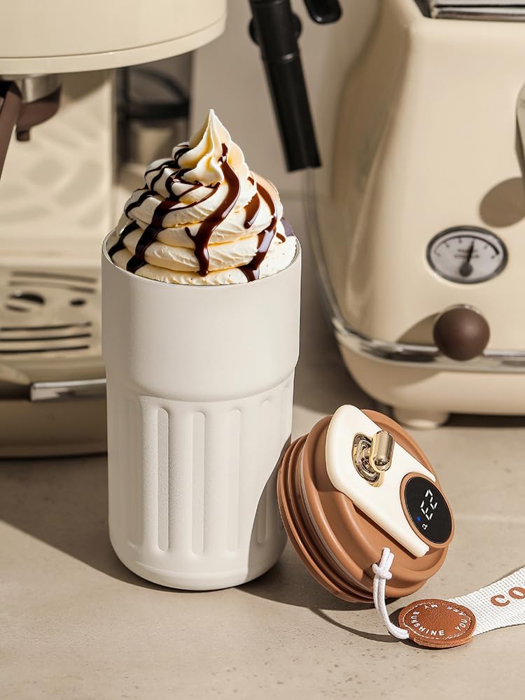 JWDREAMWAY double-wall insulation maintains hot or cold beverages longer.