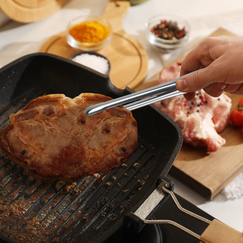 Versatile JXHAPY tongs for BBQ, baking, and plating