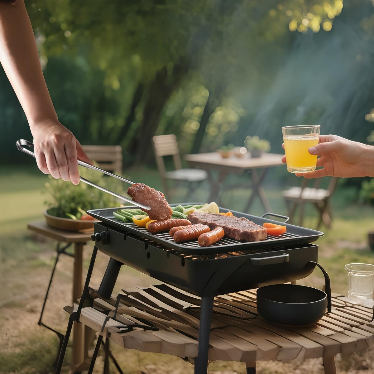 Slim JXHAPY tongs for space-saving kitchen storage