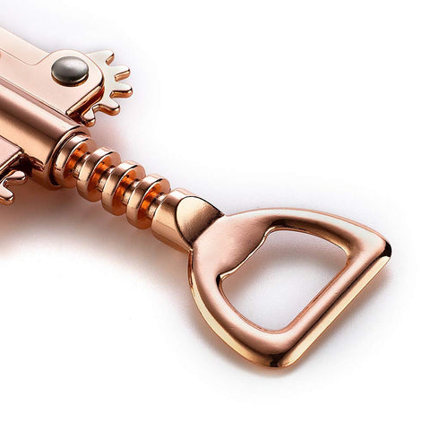 JXS Butterfly corkscrew action extracts long corks effortlessly.
