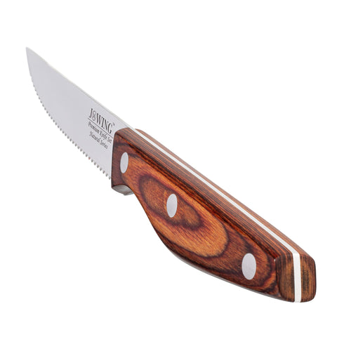JXWING full tang pakkawood handle optimized balance for comfortable slicing
