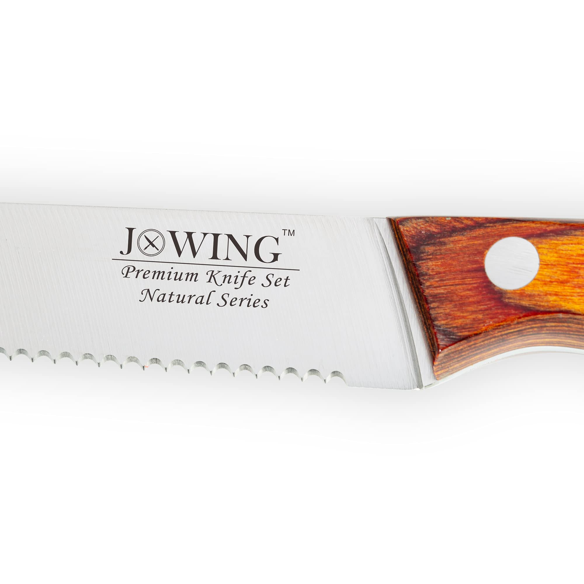 JXWING hand-wash-only care reminder to preserve blade finish