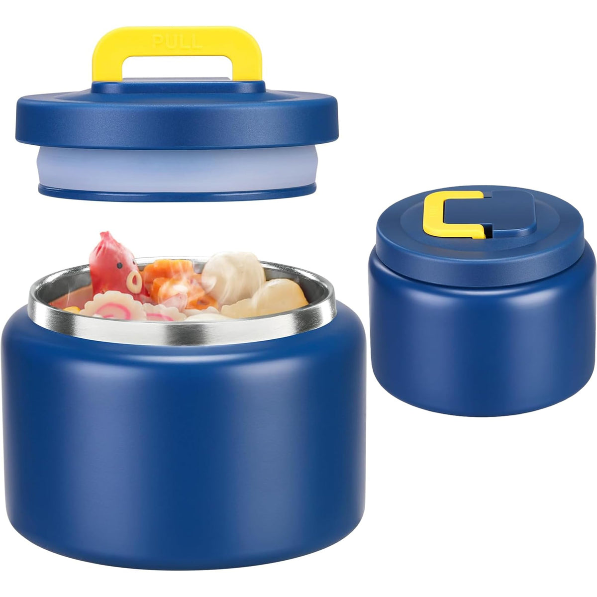 JXXM 8oz thermo food jar with open-lid design for easy school lunches.