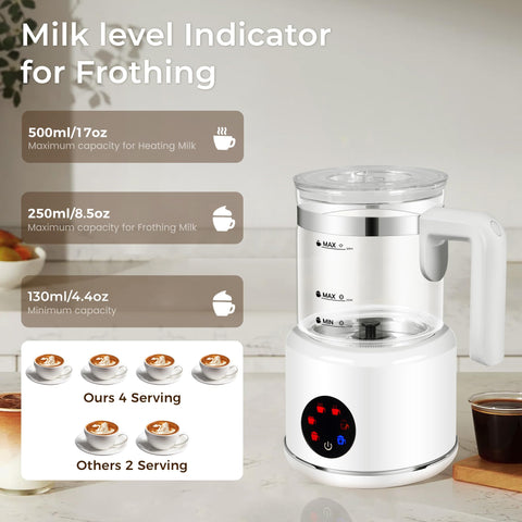 Auto-shutoff safety stops heating at the perfect moment.