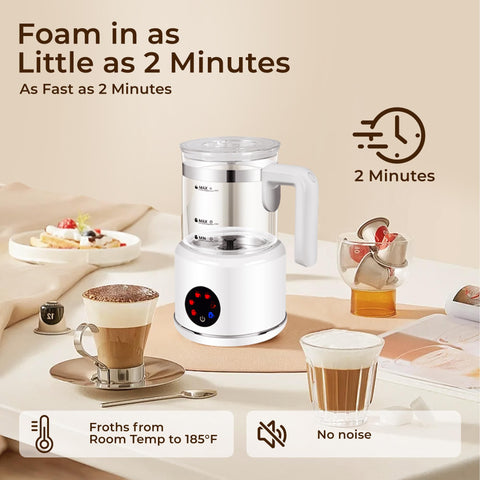 Ultra-fine microfoam ring delivers creamy texture.
