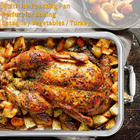 JY COOKMENT 20lb turkey-ready capacity highlights versatile roasting for big feasts.