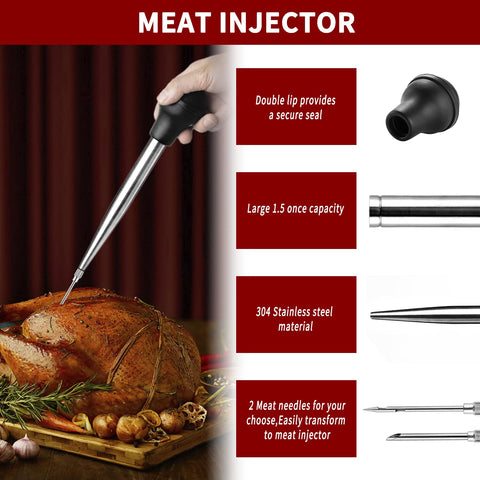 JY COOKMENT dishwasher-safe baster for easy cleanup