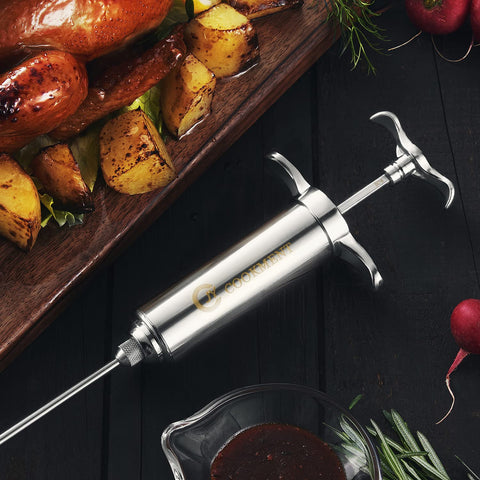 JY COOKMENT in-use image demonstrates efficient marination during cooking