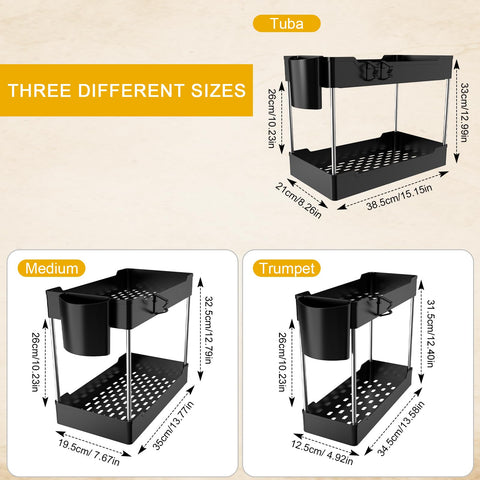 JYSMYWS hanging cups attachment demonstrates versatile organization options.