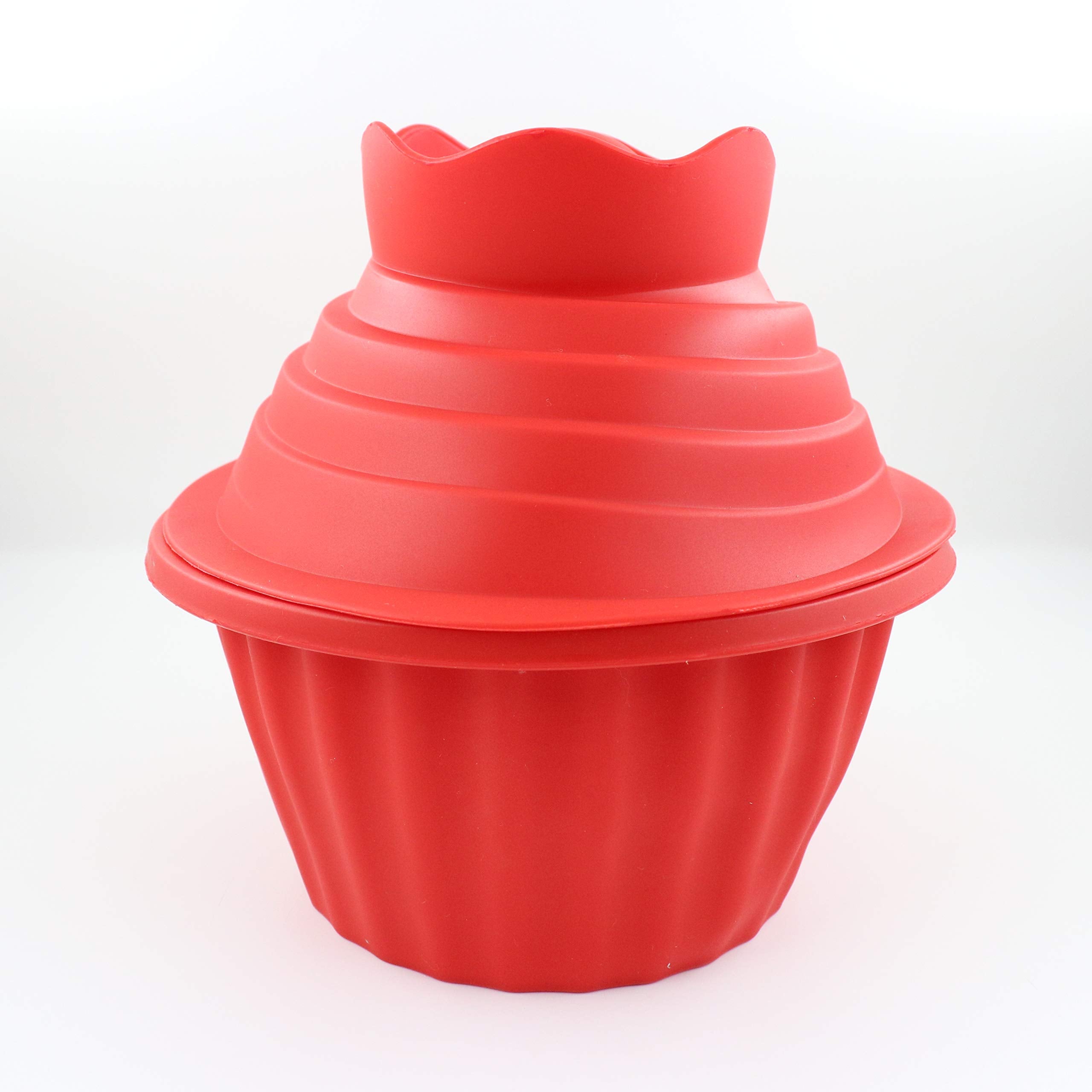 JYNHOOR giant cupcake bottom mold for even bases and easy release