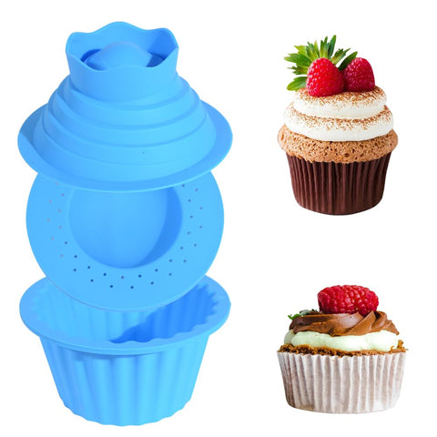 JYNHOOR giant cupcake mold bottom view showing sturdy base for even baking