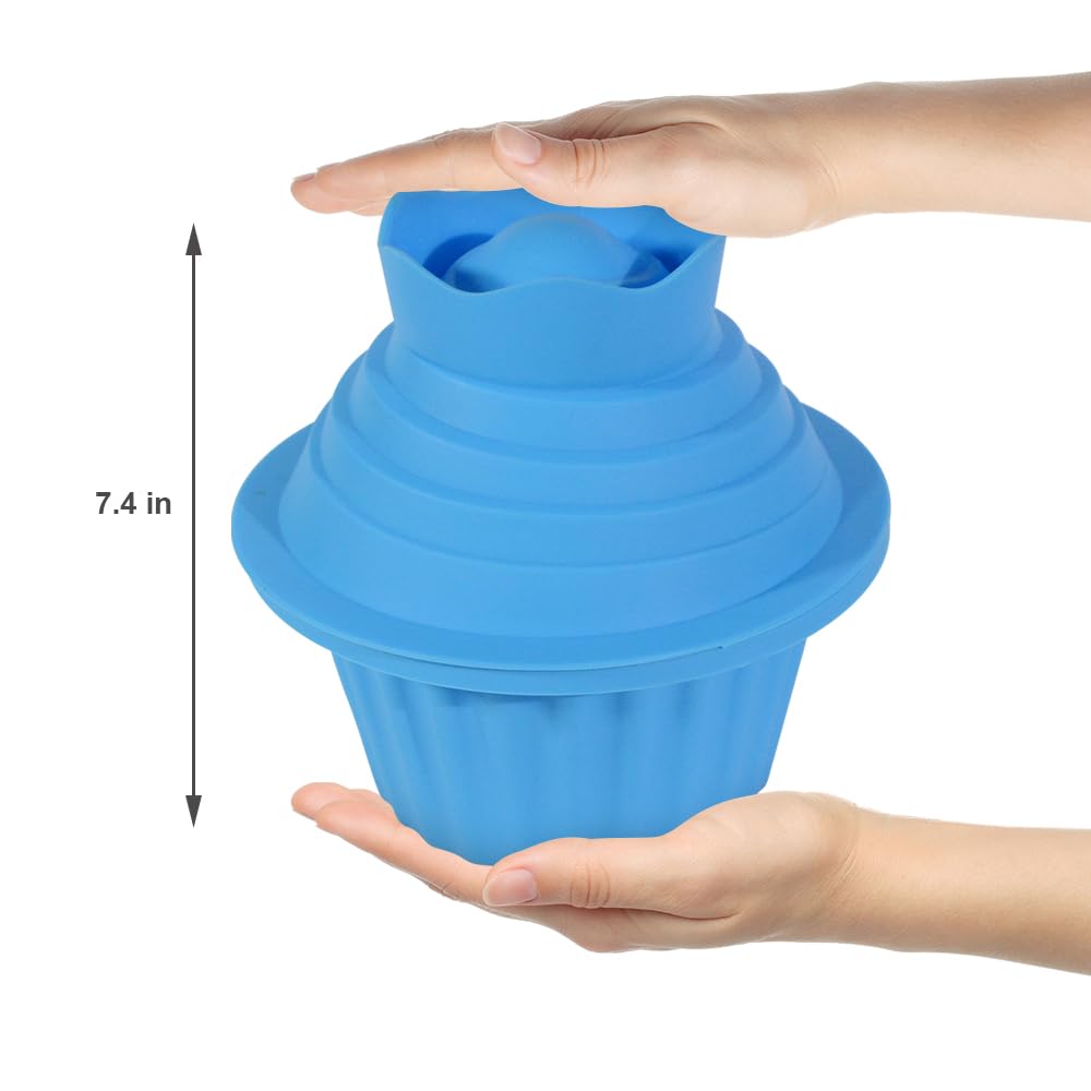 JYNHOOR giant cupcake mold tray view with dual-piece design for easy assembly
