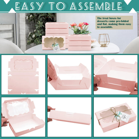 Jyongmer cookie box with tags for a polished gift presentation