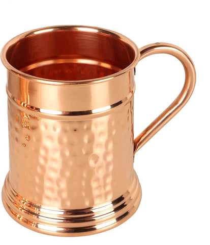 JYPR hammered Moscow Mule copper mug 22oz keeps drinks icy and fresh