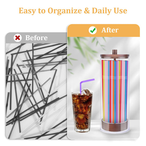 JYPS clear acrylic container lets you see when refills are needed.