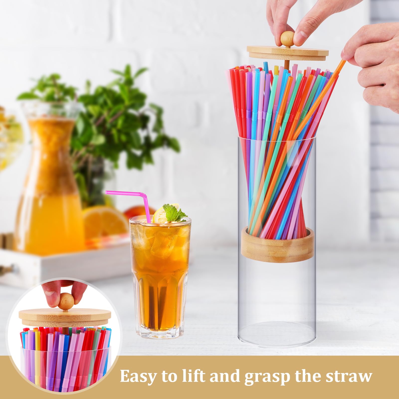 JYPS transparent acrylic body showcases straw colors while staying organized.