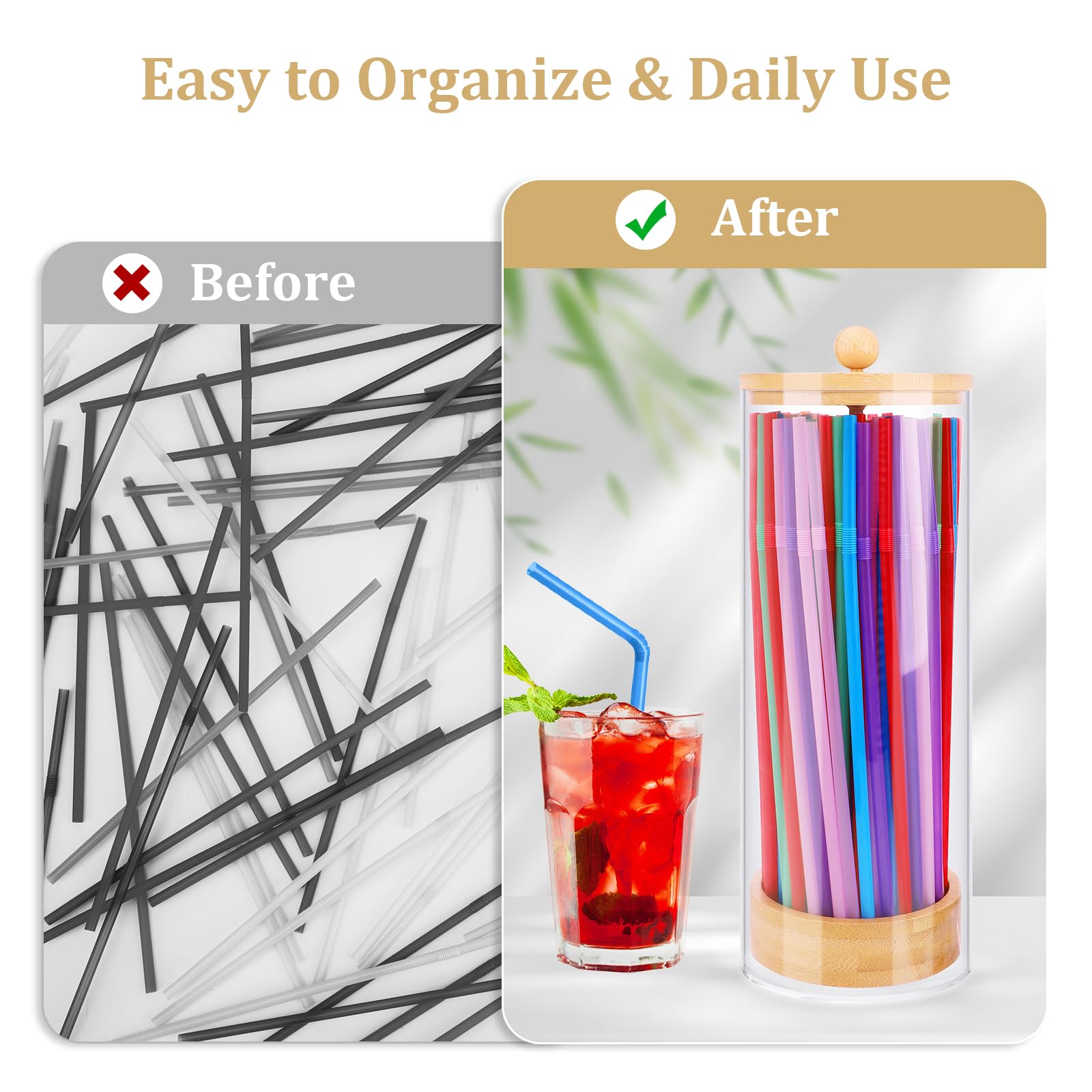 JYPS bamboo lid keeps dust out and moisture away.