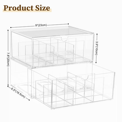 Jywantful multi-purpose storage drawers suit cosmetics, crafts, and small peripherals