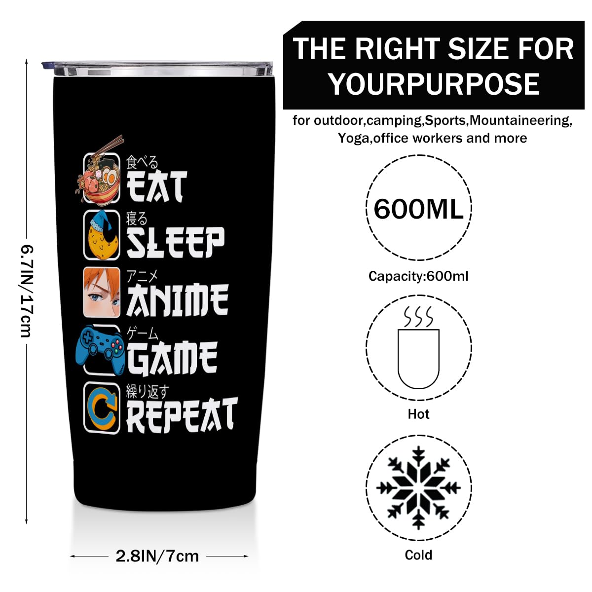 Jztco leak-proof lid ensures splash-free daily use