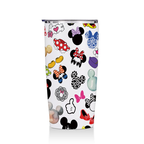 Jztco Magic Mouse tumbler pattern on a slim 20 oz bottle for everyday hydration.
