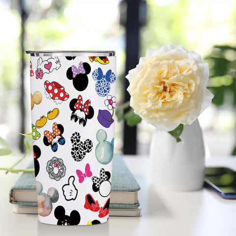 Jztco Magic Mouse tumbler stainless steel body emphasizes safety and easy cleaning.
