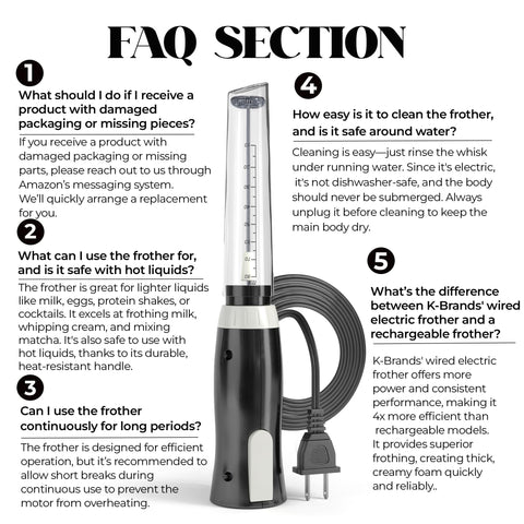 Close-up of stainless steel frother body highlighting durability