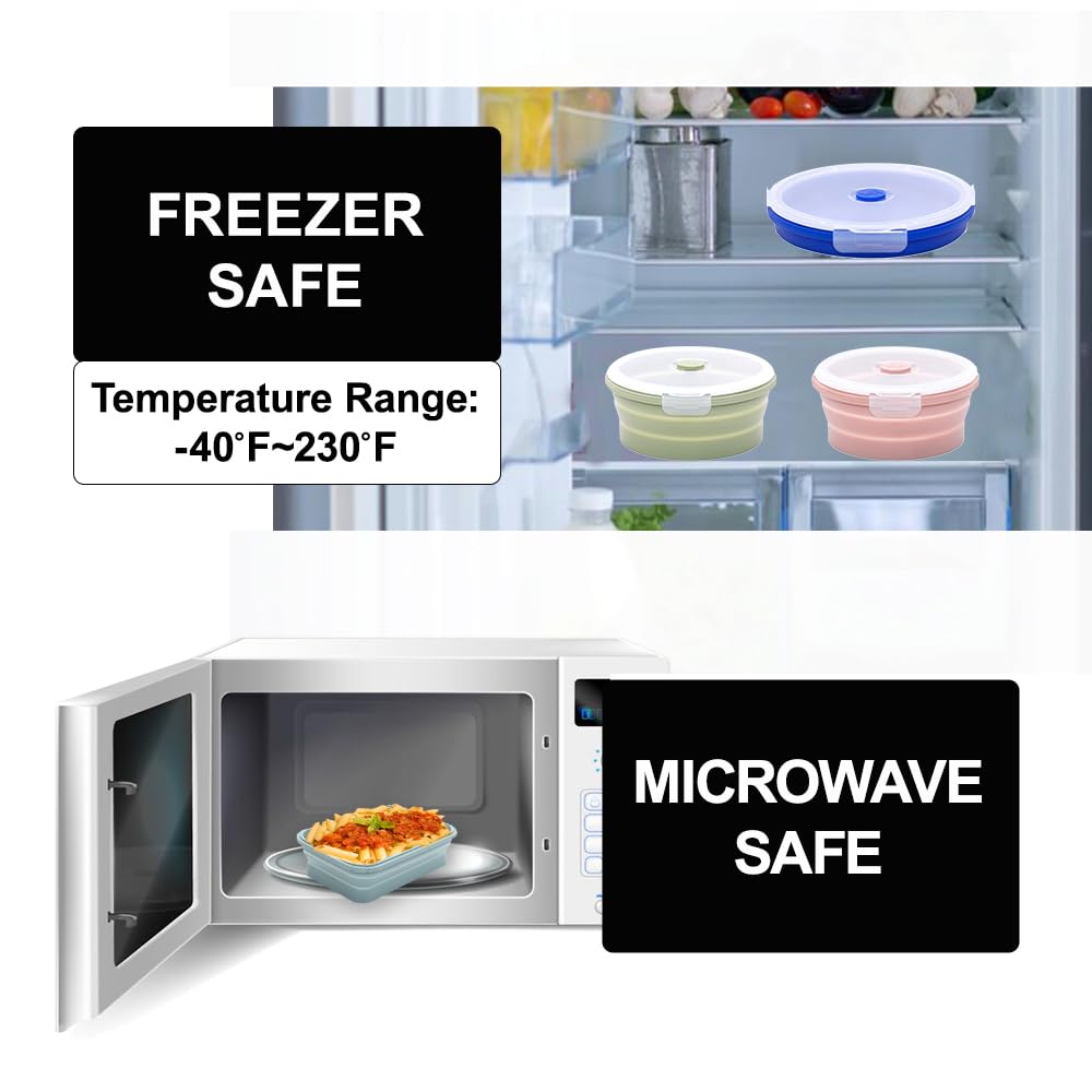 K HOME VT indigo container is microwave-safe for reheating meals.