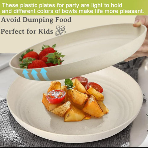 K Y KANGYUN 9in pink plate, safe alternative to ceramic for kids