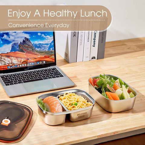 Kabbas bento box lightweight and portable for office, picnics, or travel