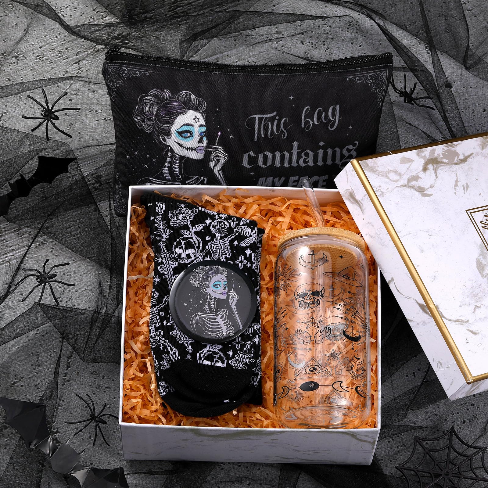 Kacctyen cotton socks with witchy vibe, comfy for daily wear