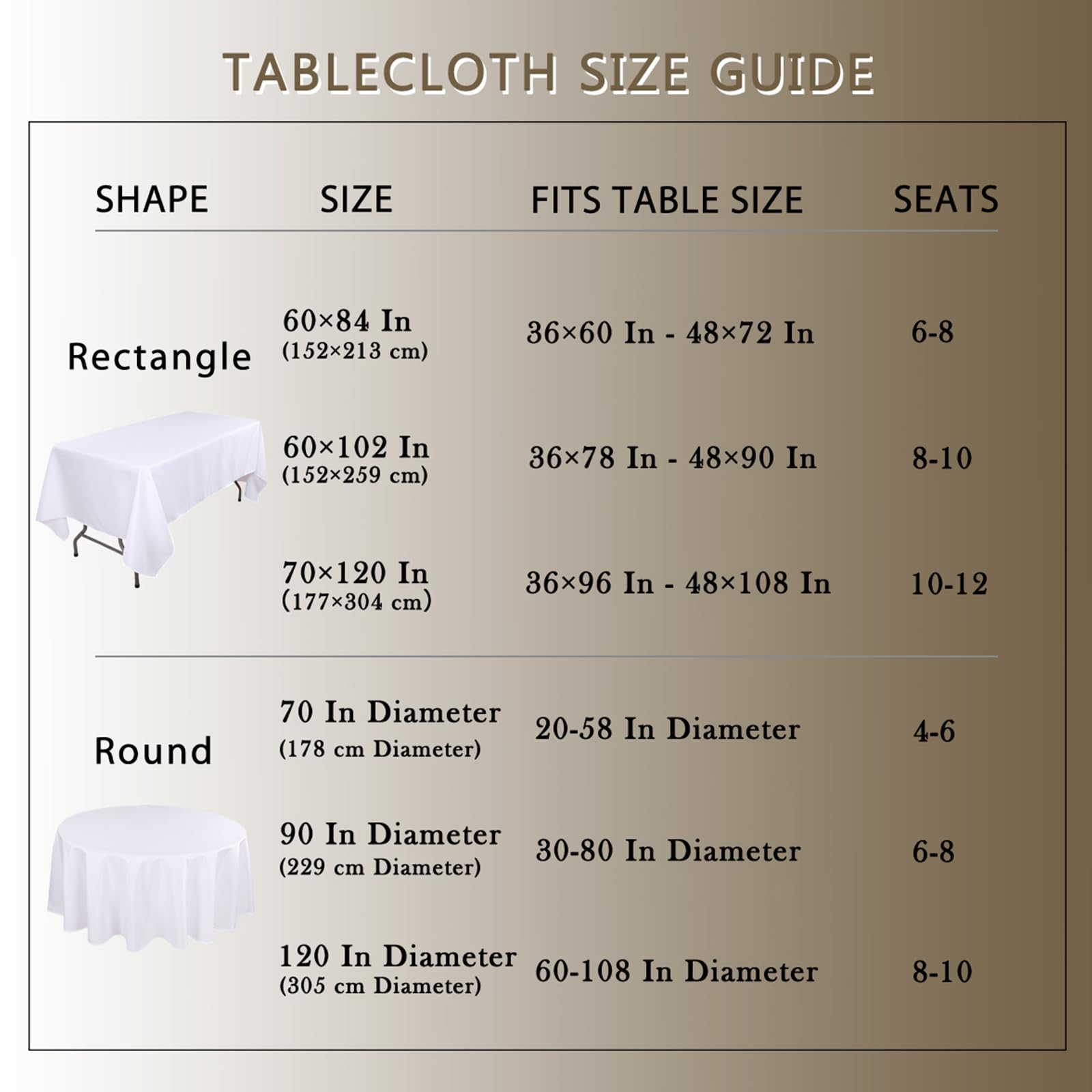 Kachanaa rectangular tablecloth on outdoor setup under ambient lighting.